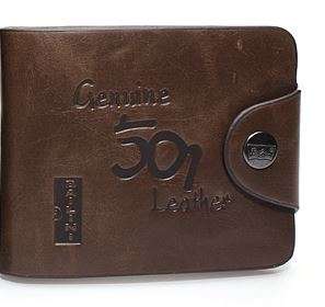 Casual Folding Genuine 501 Leather Wallet for Men (In Stock)