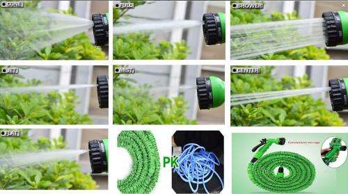 75 Ft /22.5 M Extra Long Magic Expanding Hose Pipe with 7 Speed Spray Gun