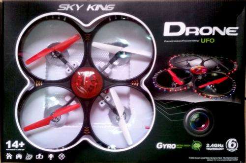 Drone with Camera 2.4Ghz 6-Axis Gyro RC Quadcopter Drone RTF w/ 2MP HD Camera