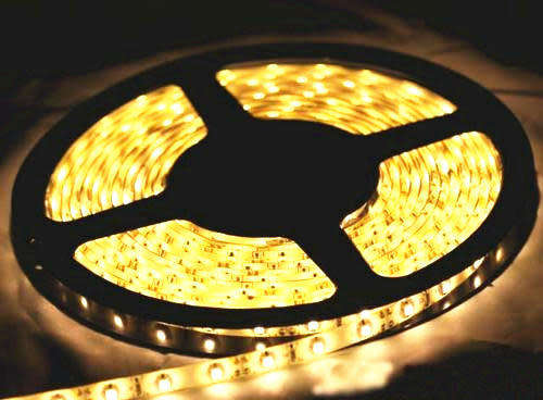 5M Waterproof SMD 5050 LED Strip Light - Warm White