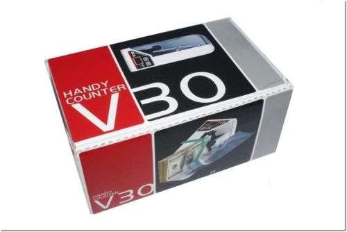 Portable Bill Currency Money Counter Checker V30