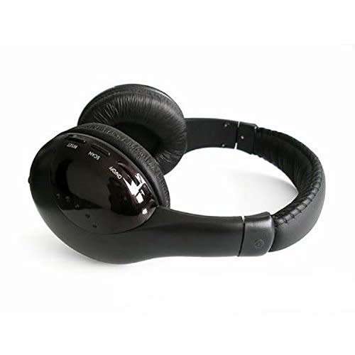 New 5 in 1 Hi-Fi Wireless Headset Headphone Earphone for TV DVD MP3 PC Black