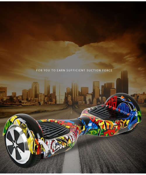 Hoverboard, Classic 6.5" Smart Two Wheel Self Balancing Electric Scooter with LED Lights,BLUETOOTH