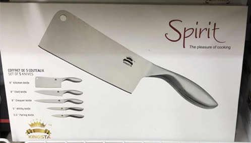 COFFRET DE 5 COUTEAUX SET OF 5 KNIVES