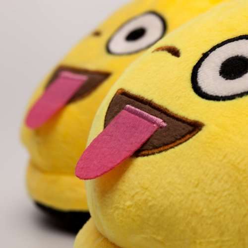 Emoji Smiley Hart Ogen Pluche Slippers Gevulde Creatieve Expressie Huis Indoor Schoenen
