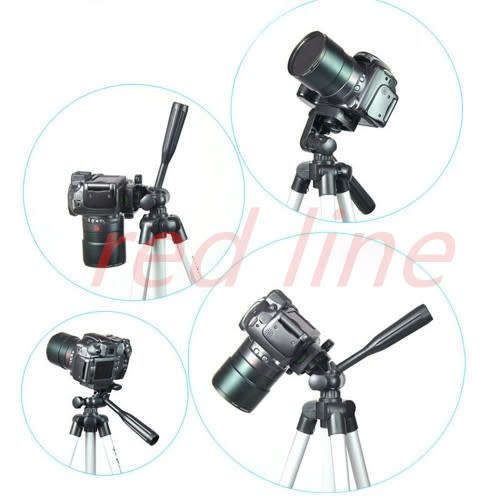 Tripod Aluminum With 3-Way Universal Digital Camera Tripod
