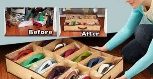 Shoes Under: Compact Shoe Storage Box