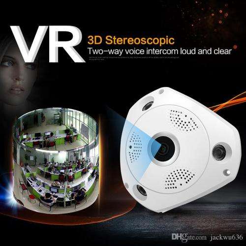360degree Panoramic Camera 1080P VR WiFi Fisheye Lens 3.0MP 3D Infrared IP Camera Security Wireless