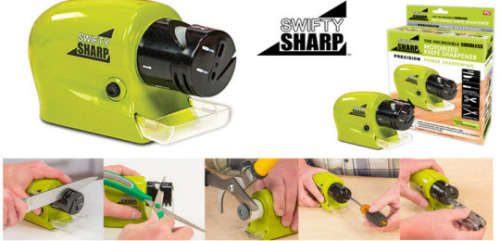 Swifty Sharp Motorized Knife Sharpener Power Sharpening Multifunction