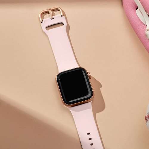 Apple Watch Baby Pink Band Silicone Strap Replacement - Unwanted Return