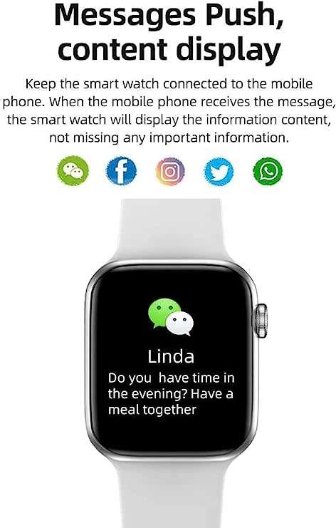 T500+ Bluetooth Smart Watch - Brand new - for Iphone and Android