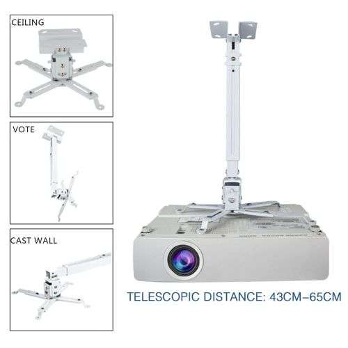 Universal Wall & Cieling Projector Mount Heavy Duty up to 30kg - New with Damaged Retail Box