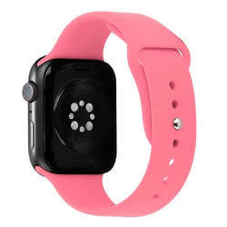 Pink Apple Watch Silicone Sports Strap Band Replacement Brand New - Bright Pink