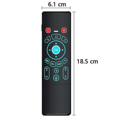 2.4G Wireless Smart Remote Air Mouse Touchpad and Mini QWERTY Keyboard Backlit