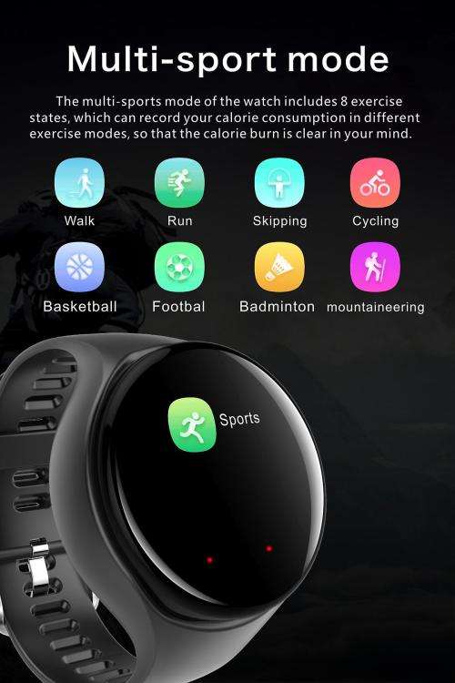 W1 2-in-1 Bluetooth Smart Watch w/ TWS Earbuds Sports and Fitness Modes - Brand New