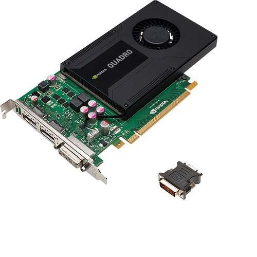 NVIDIA Quadro K2000 2GB,128Bit, DL-DVI+2xDP Graphics Card