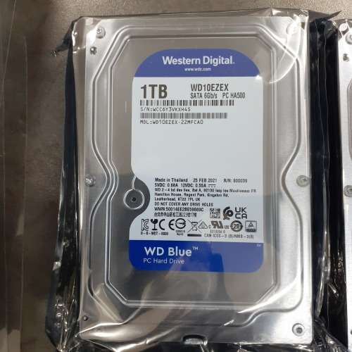 3X1TB Western Digital Desktop Hard drive