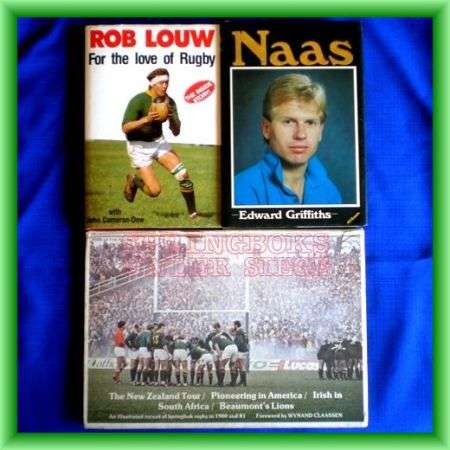 ander rugbyboeke op hierdie veiling.