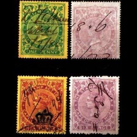 1d and 6d stamps