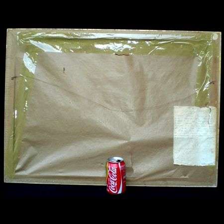 with coke tin.