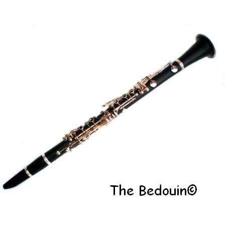 CLARINET. Trevor J James (England). In carry case / backpack. Mod TJ 4703. Silver plated keys.