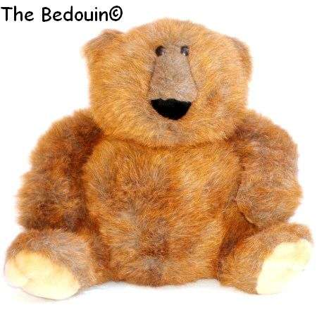 HUGLY BUGLY TEDDY BEAR. Soft toy by 24K Polar Puff. Vintage and collectable. (1993). 35 cm.
