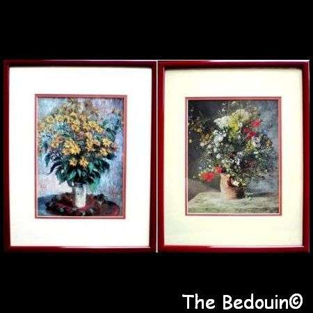 CLAUDE MONET. 2 Lovely Framed Prints of His Works. (1 lot). Look at these!