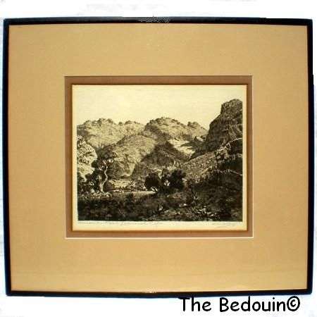 TINUS DE JONGH. Etching: 'Sevenweeks Poort Ladismith, Cape'. Signed and titled. Framed.
