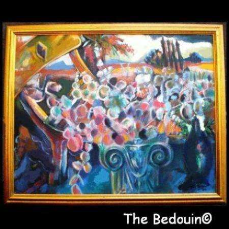 Francois Gouws (Listed S A Artist b1959). GARDEN IN BLOOM. Original Oil Painting. Framed & Large.