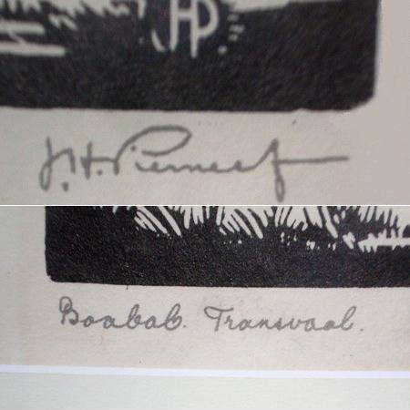 signature and title.