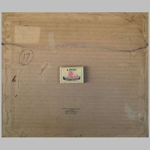 with a match box