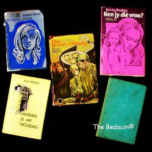 ELA SPENCE en DRICKY BEUKES. 5 Boeke in een lot.