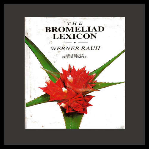 Werner Rauh - THE BROMELIAD LEXICON (Growth & Culture, Genera & Species etc)