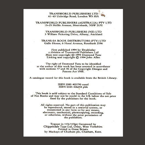 Information Page.