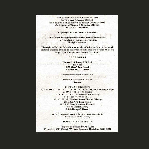 The information page.