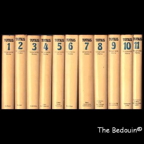 J D du Toit - TOTIUS. VERSAMELDE WERKE (11 Volumes). Eeufees uitgawe 1977. Pragtige Toestand.