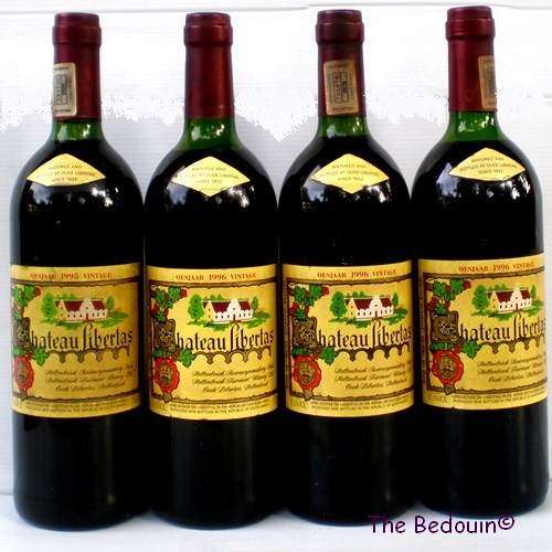 CHATEAU LIBERTAS. 4 X 750 ml bottles. (1 x 1995 and 3 x 1996 vintage.)