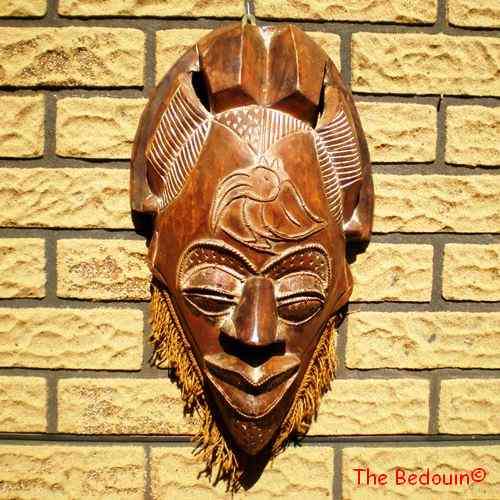 AFRICAN ART MASK. CAMEROONS (TIKAR TRIBE). Vintage (c 1960s).