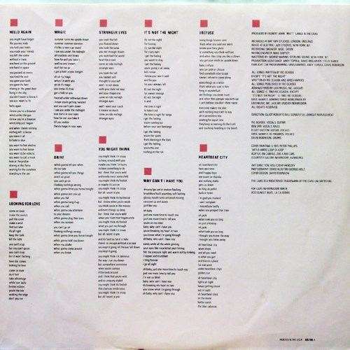 The Cars - HEARTBEAT CITY. Vinyl  LP. Gatefold sleeve. (NM/NM). USA Release. (1984).