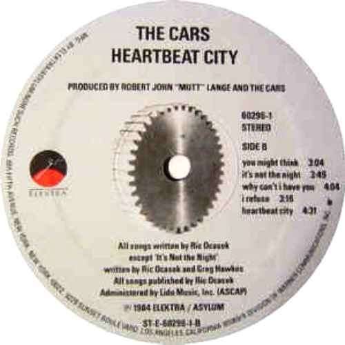 The Cars - HEARTBEAT CITY. Vinyl  LP. Gatefold sleeve. (NM/NM). USA Release. (1984).