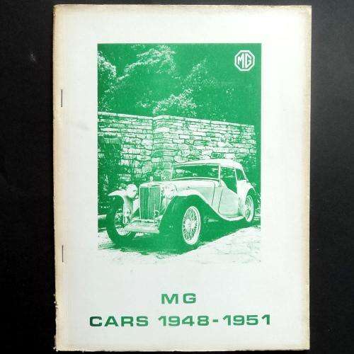 R M Clarke (ed) - MG CARS 1948 - 1951. Articles from Autocar etc. Paperback Undated (1960s).
