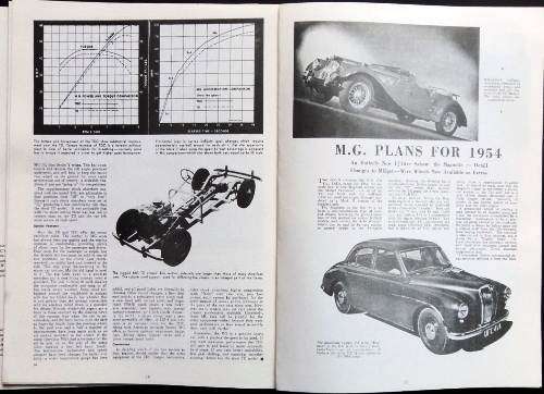 R M Clarke (ed) - MG CARS 1952 - 1954. Articles from Autocar etc. Paperback Undated (1960s).