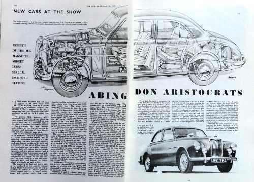 R M Clarke (ed) - MG CARS 1952 - 1954. Articles from Autocar etc. Paperback Undated (1960s).