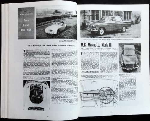 R M Clarke (ed) - MG CARS 1957 - 1959. Articles from Autocar etc. Paperback Undated (1960s).