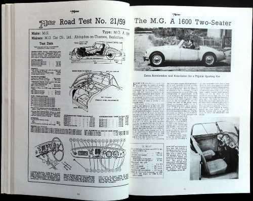 R M Clarke (ed) - MG CARS 1957 - 1959. Articles from Autocar etc. Paperback Undated (1960s).