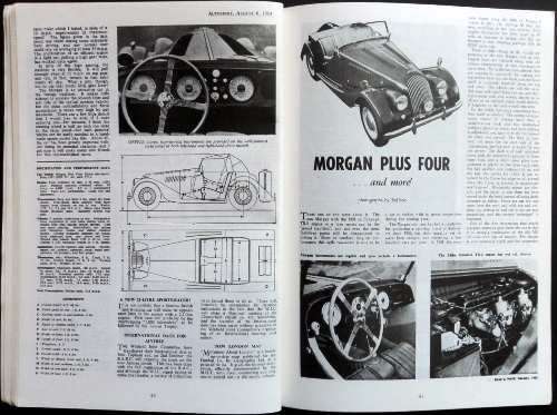 R M Clarke (ed) - MORGAN CARS 1936 - 1960. Articles from Autocar etc. Paperback Undated (1960s).