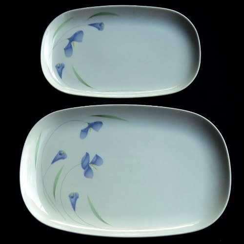 ARZBERG. DINNER SERVICE. 8 SEATING (47 PIECES). 'Midnight' pattern. Bone China.