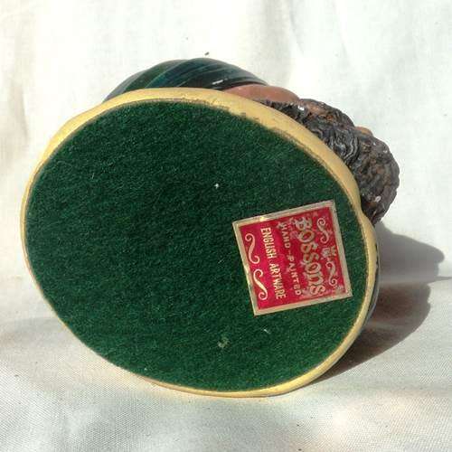 Bossons Chalkware Shelf Ornament. SIKH. Produced 1963 - 1966. Hand painted.