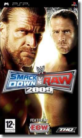 SMACKDOWN vs RAW 2009 (PSP). AS NEW. With manual.