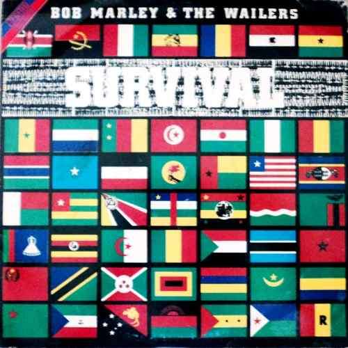 Bob Marley and The Wailers - SURVIVAL. 33 rpm 12` LP (VG+/VG) 1990. RSA. Scarce re - issue. Reggae